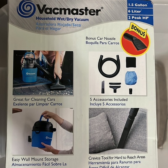 Vacmaster household wet/dry Vacuum 1.5 G - Picture 4 of 4